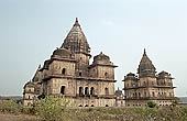 Orchha - Royal Chattris (cenotaphs) 